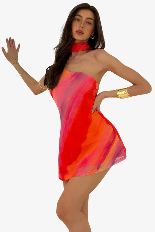 Vestido Pink Orange